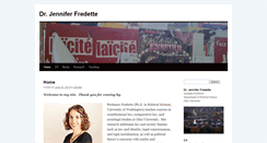Desktop Screenshot of jenniferfredette.com
